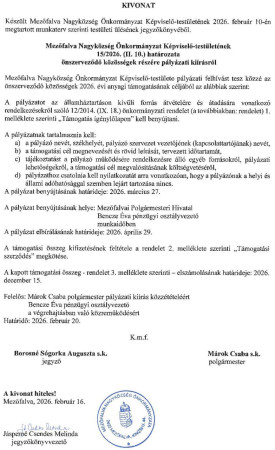 Civil pályázat - benyújtási határidő: március 27.