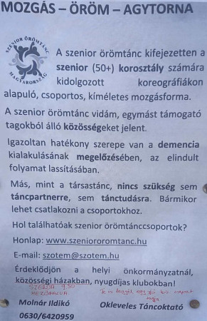 Szenior örömtánc Mezőfalván!