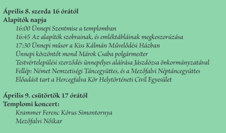 József Nádor Napok - április 7-e és április 9-e között! 2. rész.